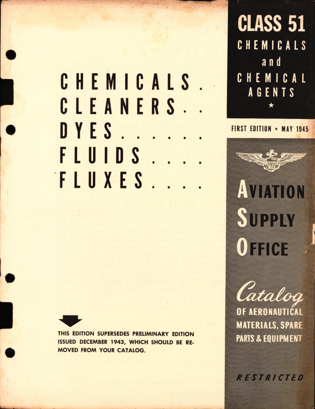Sample page 1 from AirCorps Library document: Chemicals and Chemical Agents
