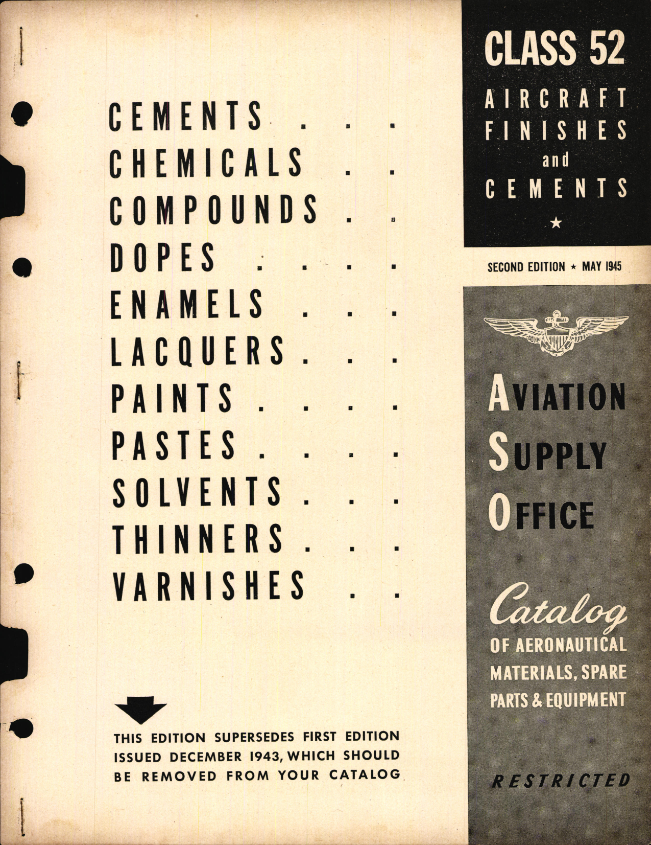 Sample page 1 from AirCorps Library document: Aircraft Finishes and Cements