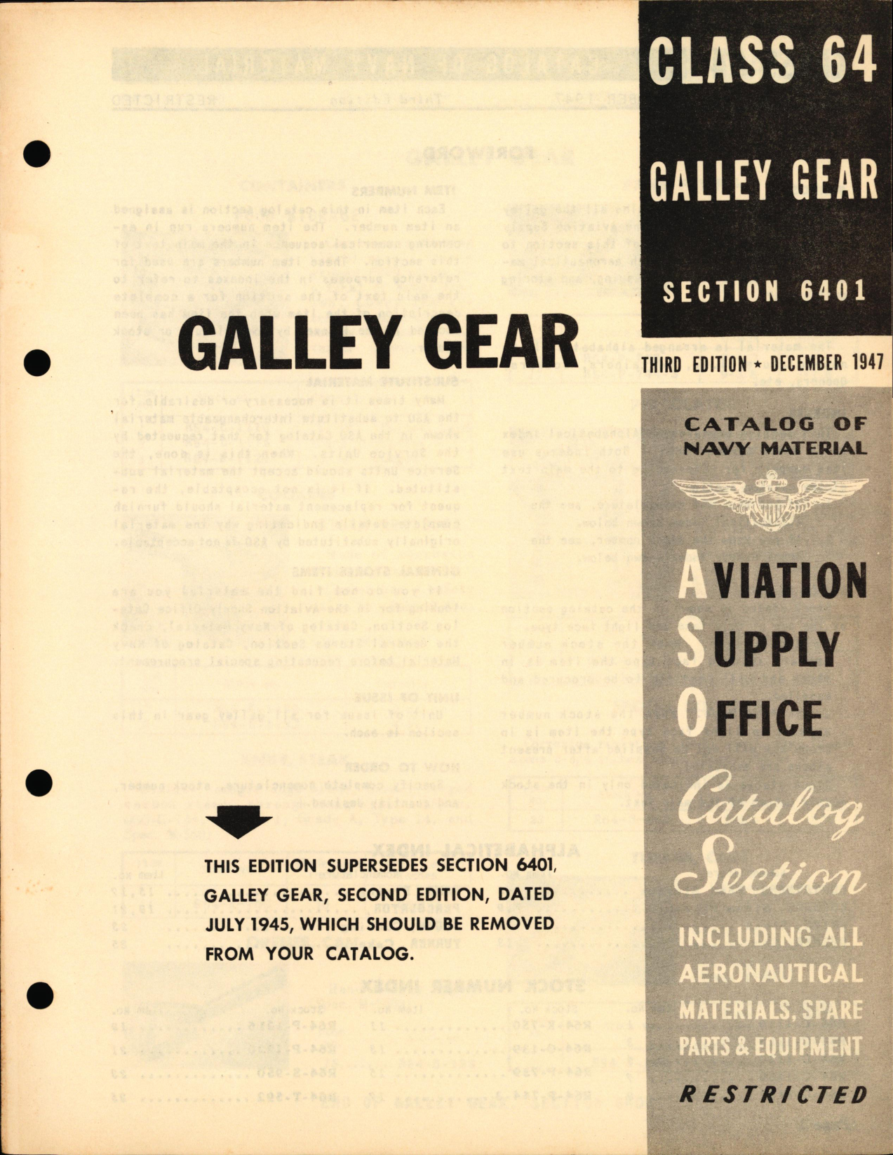 Sample page 1 from AirCorps Library document: Gallery Gear