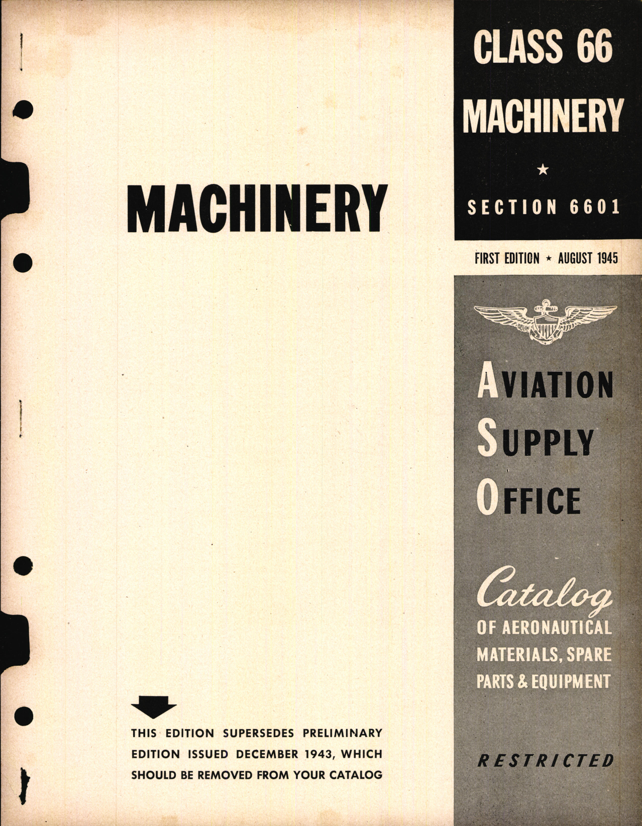 Sample page 1 from AirCorps Library document: Machinery