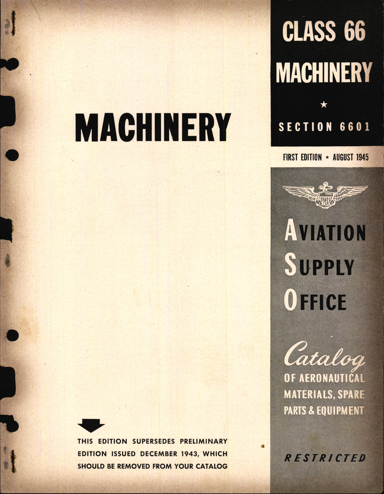 Sample page 1 from AirCorps Library document: Materials Handling Equipment