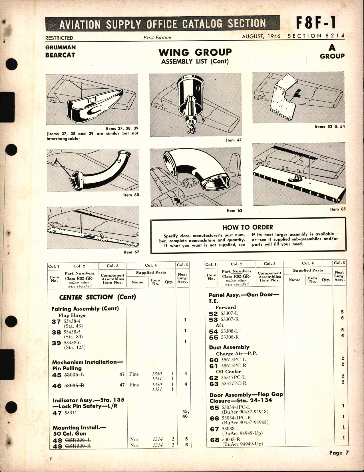 Sample page 7 from AirCorps Library document: F8F-1 Bearcat