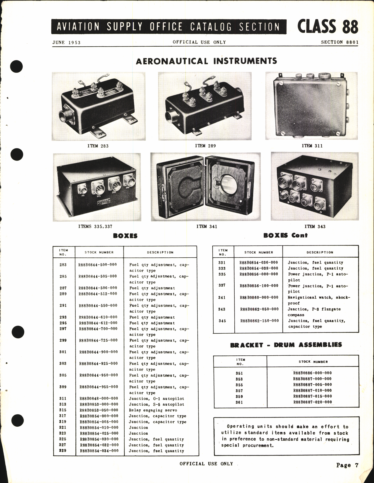 Sample page 7 from AirCorps Library document: Aeronautical Instruments and Related Equipment 