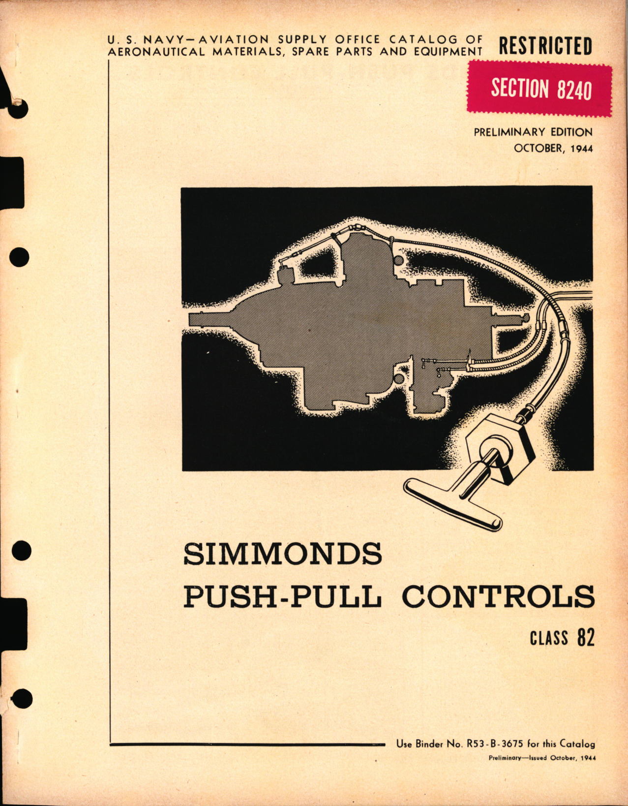Sample page 1 from AirCorps Library document: Simmonds Push-Pull Controls