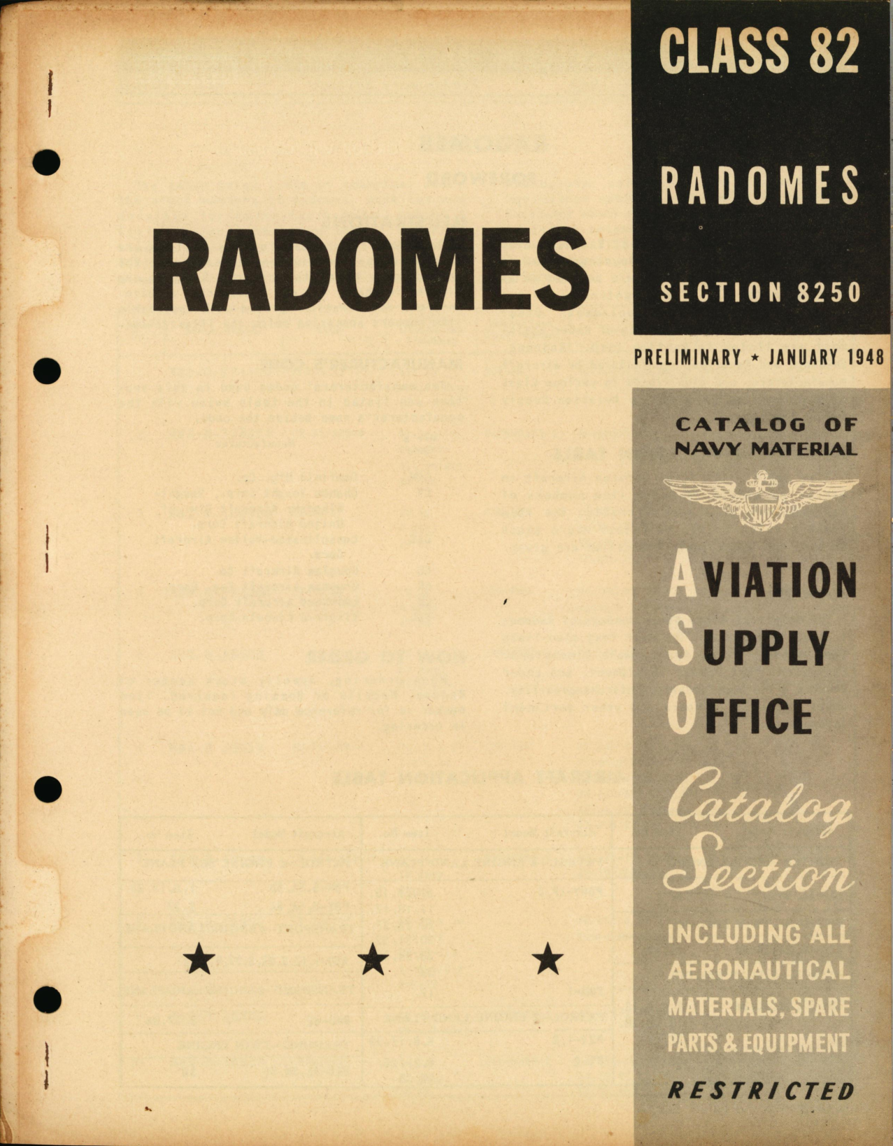 Sample page 1 from AirCorps Library document: Radomes