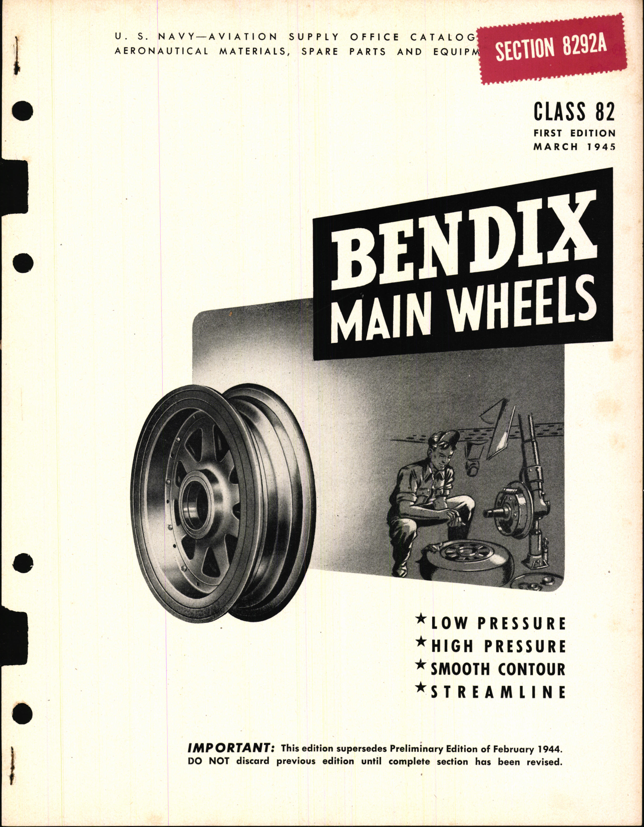 Sample page 1 from AirCorps Library document: Bendix Main Wheels