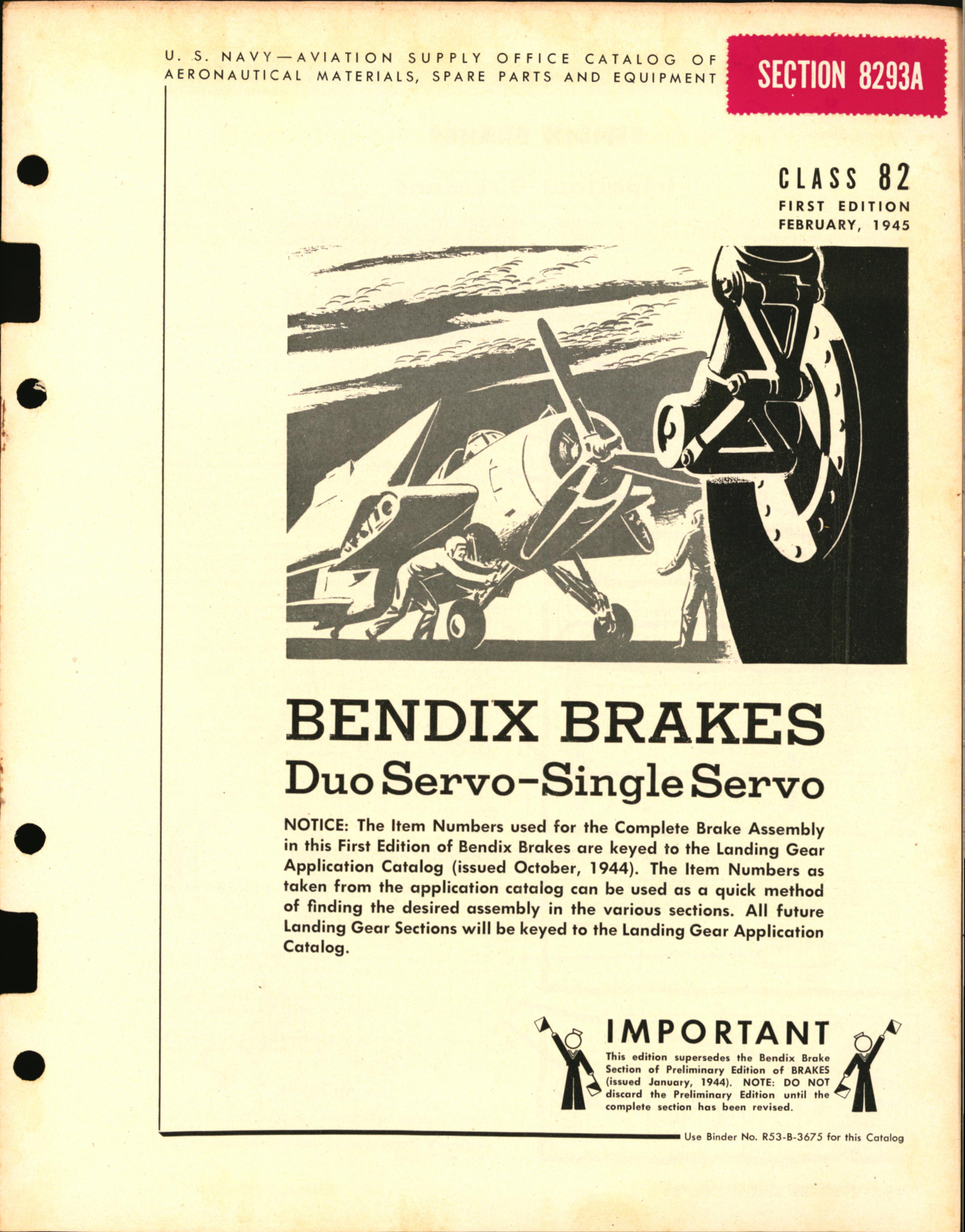 Sample page 1 from AirCorps Library document: Bendix Brakes, Duo Servo and Single Servo