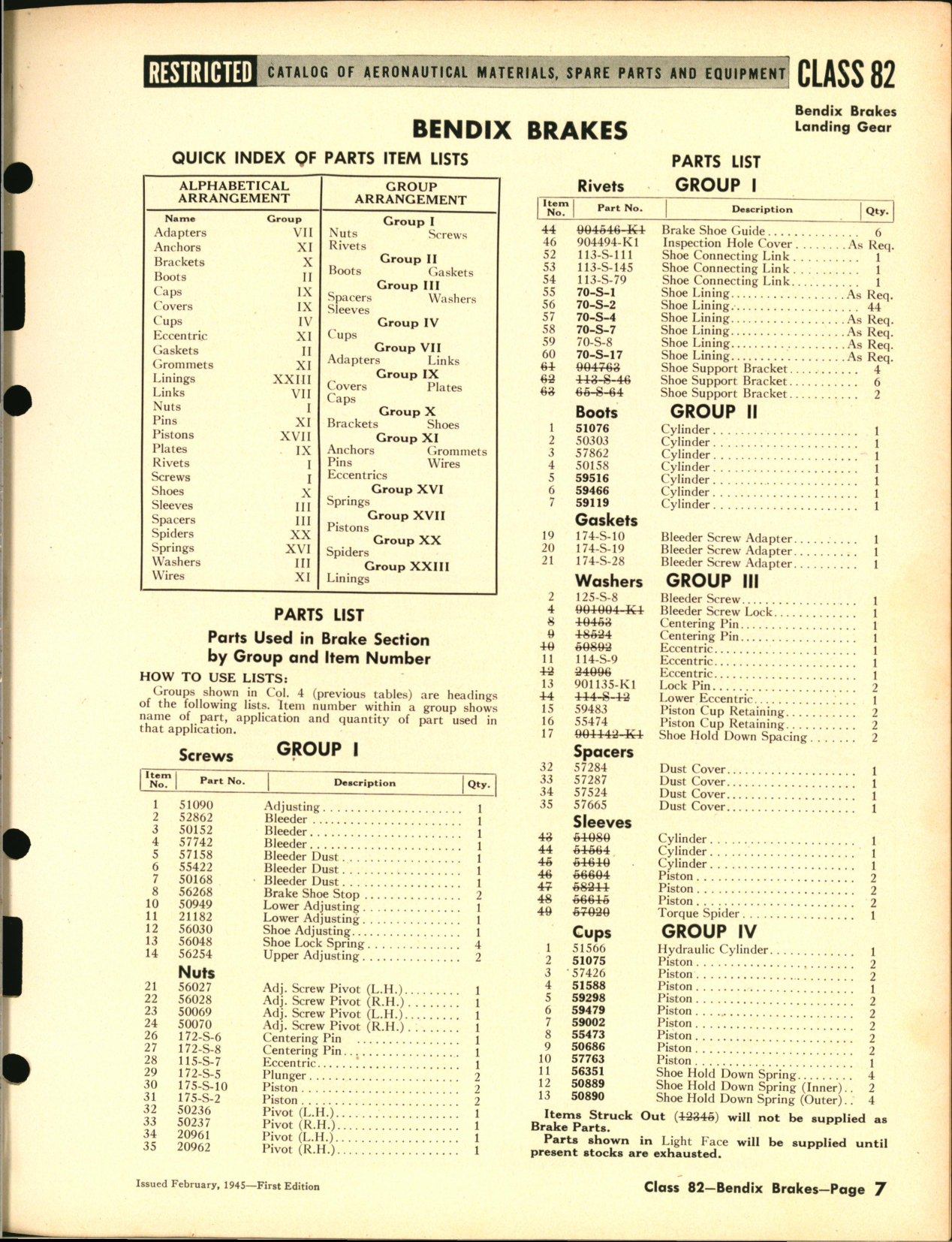 Sample page 7 from AirCorps Library document: Bendix Brakes, Duo Servo and Single Servo