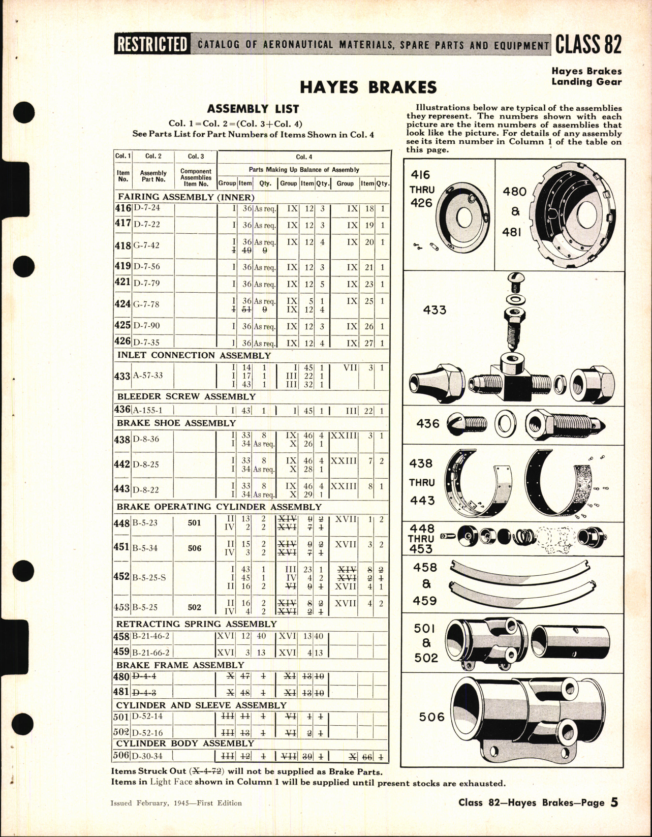 Sample page 5 from AirCorps Library document: Hayes Brakes, Expander Tube Hydraulic Beaching Gear