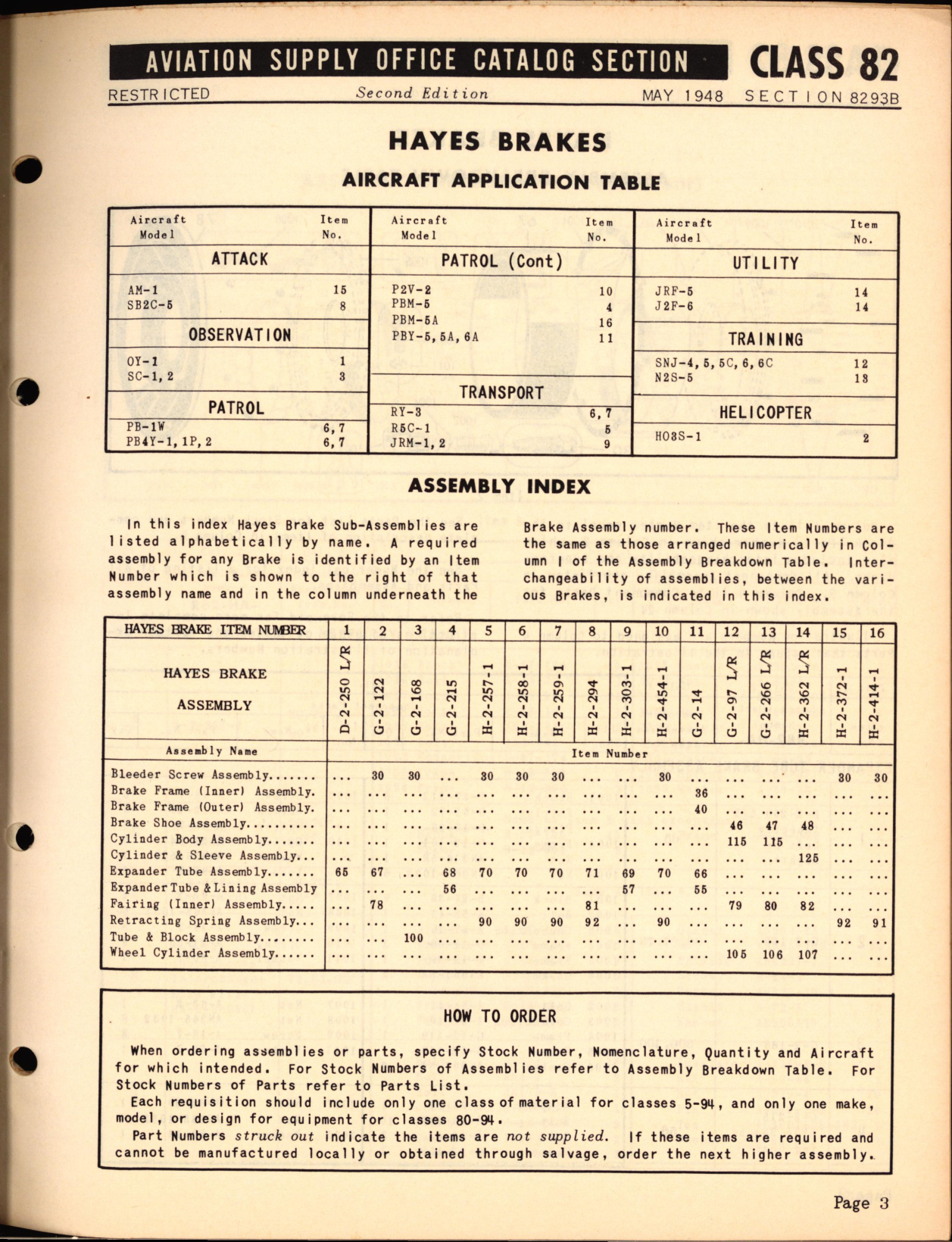 Sample page 3 from AirCorps Library document: Hayes Brakes