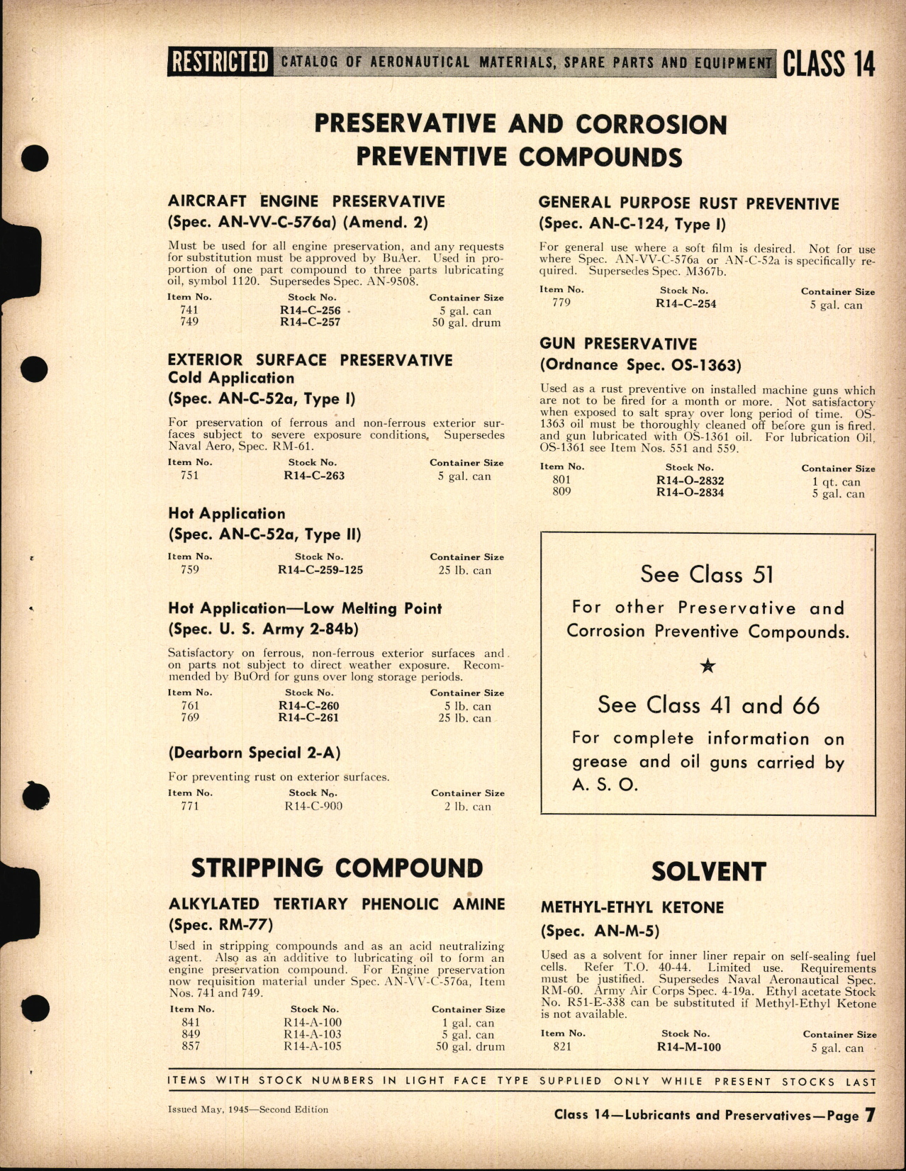 Sample page 7 from AirCorps Library document: Lubricants and Preservatives