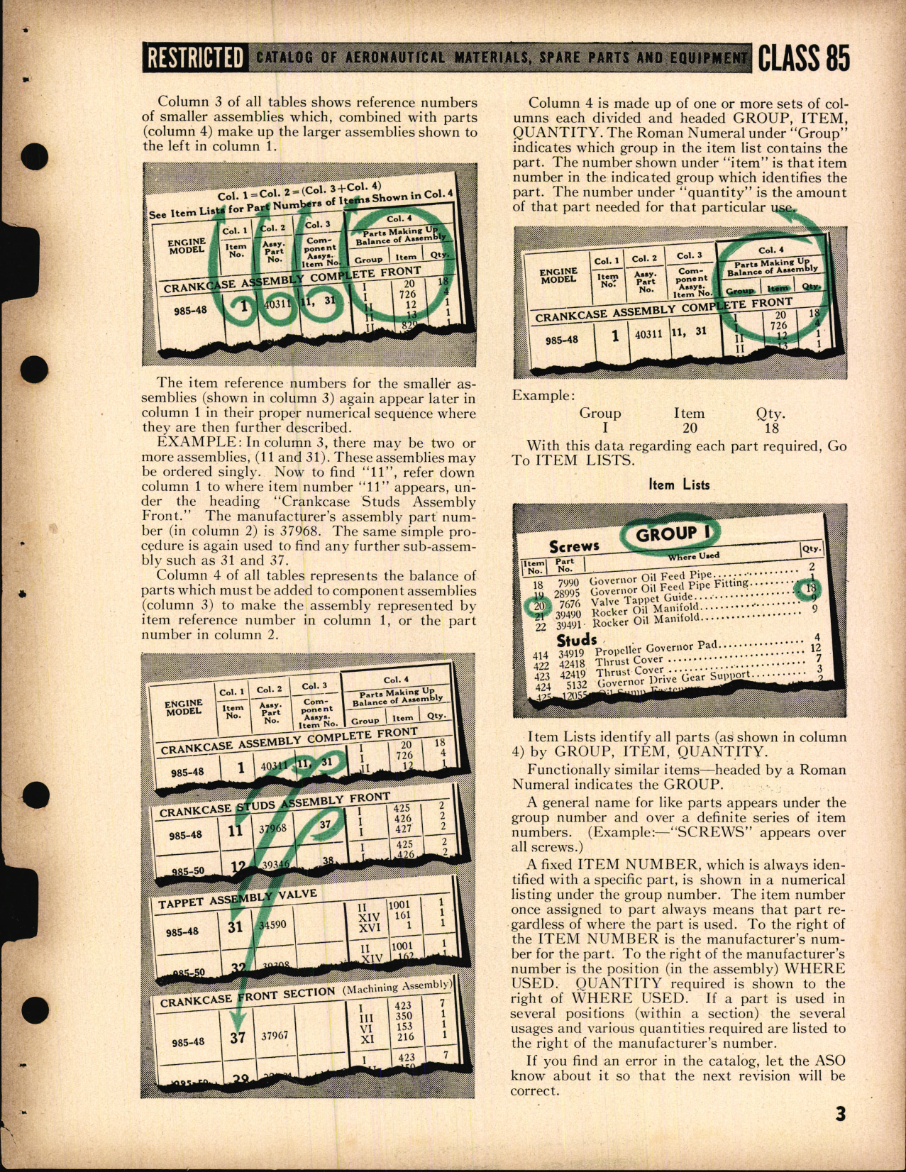 Sample page 3 from AirCorps Library document: Miscellaneous Aircraft Engines