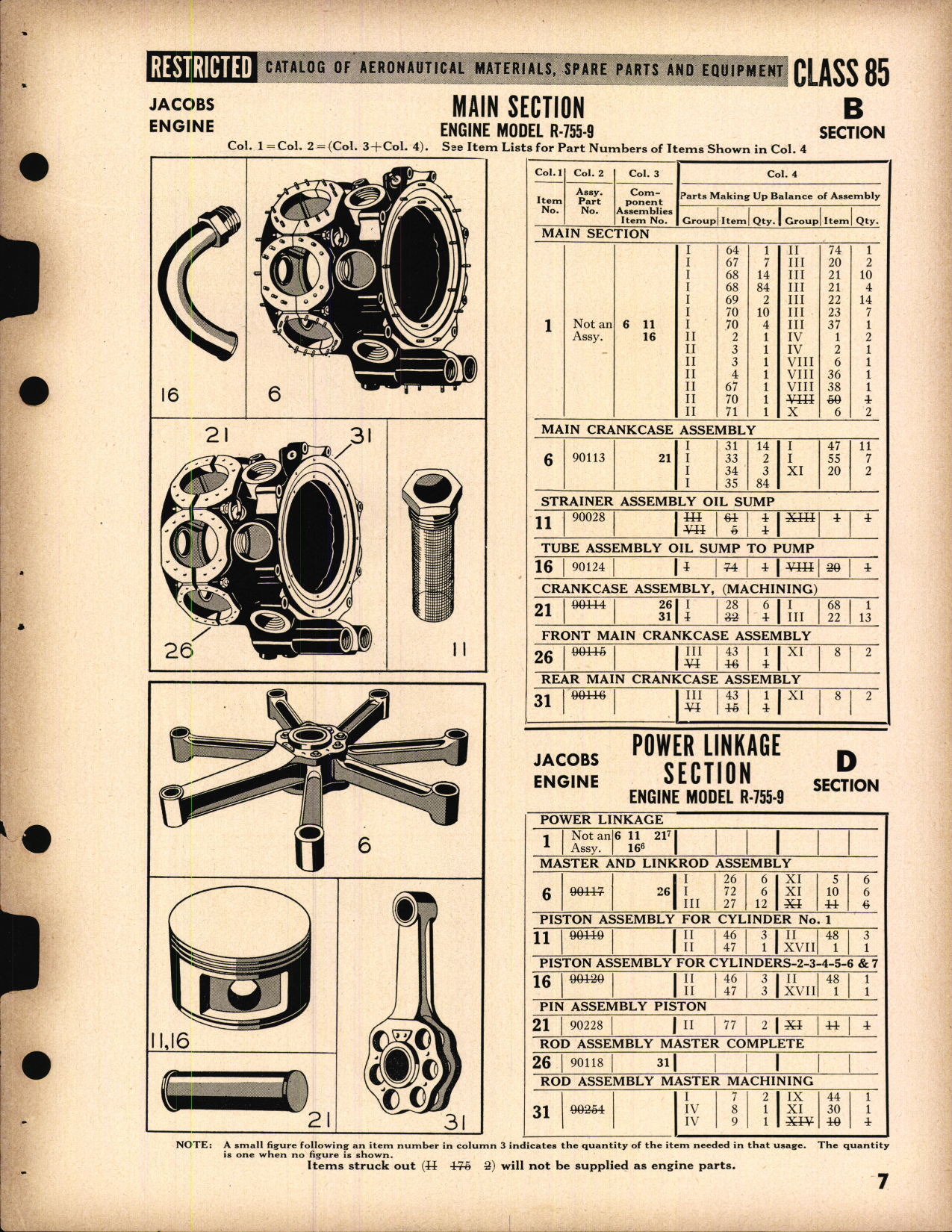 Sample page 7 from AirCorps Library document: Miscellaneous Aircraft Engines