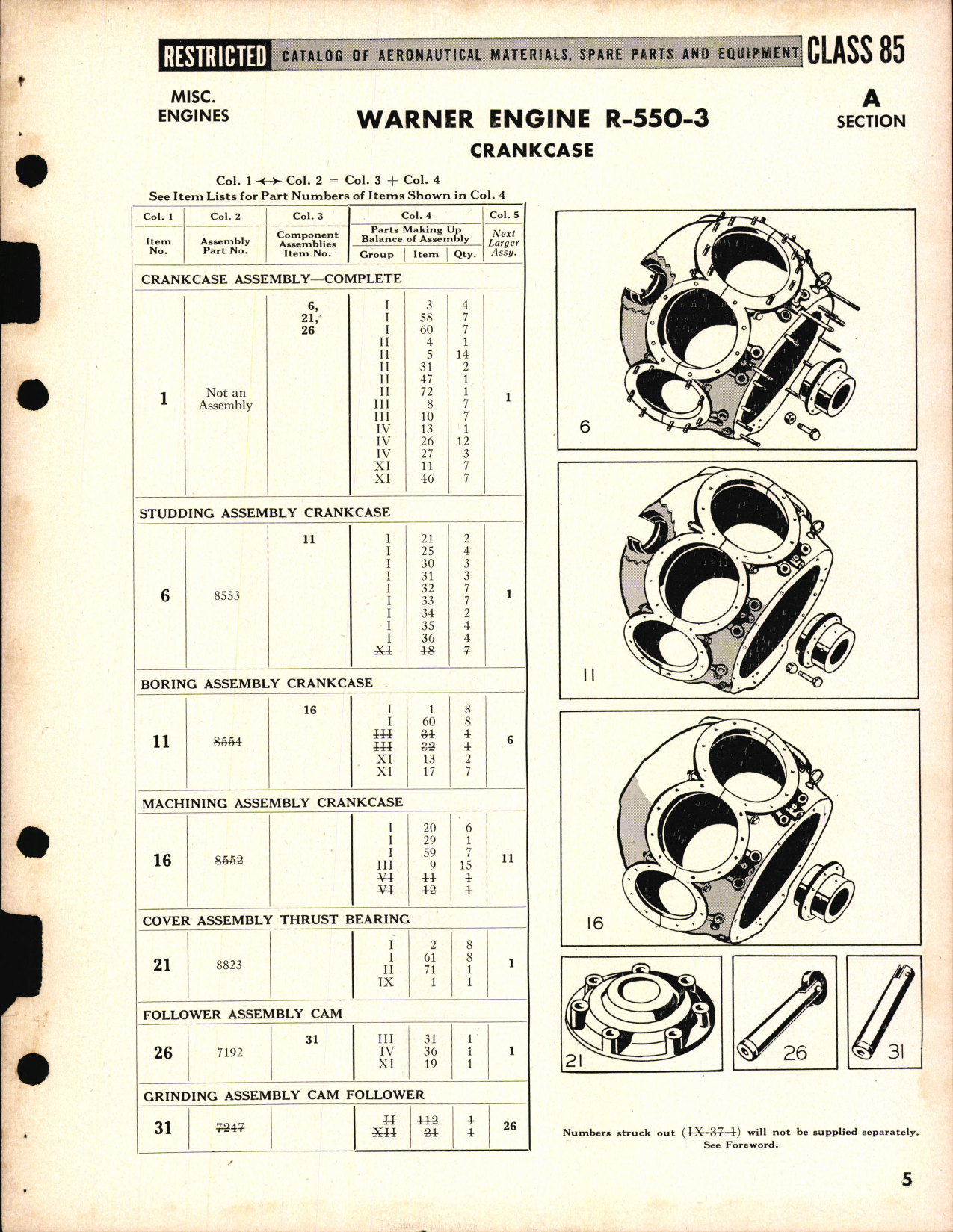Sample page 5 from AirCorps Library document: Miscellaneous Engines Supplement-1