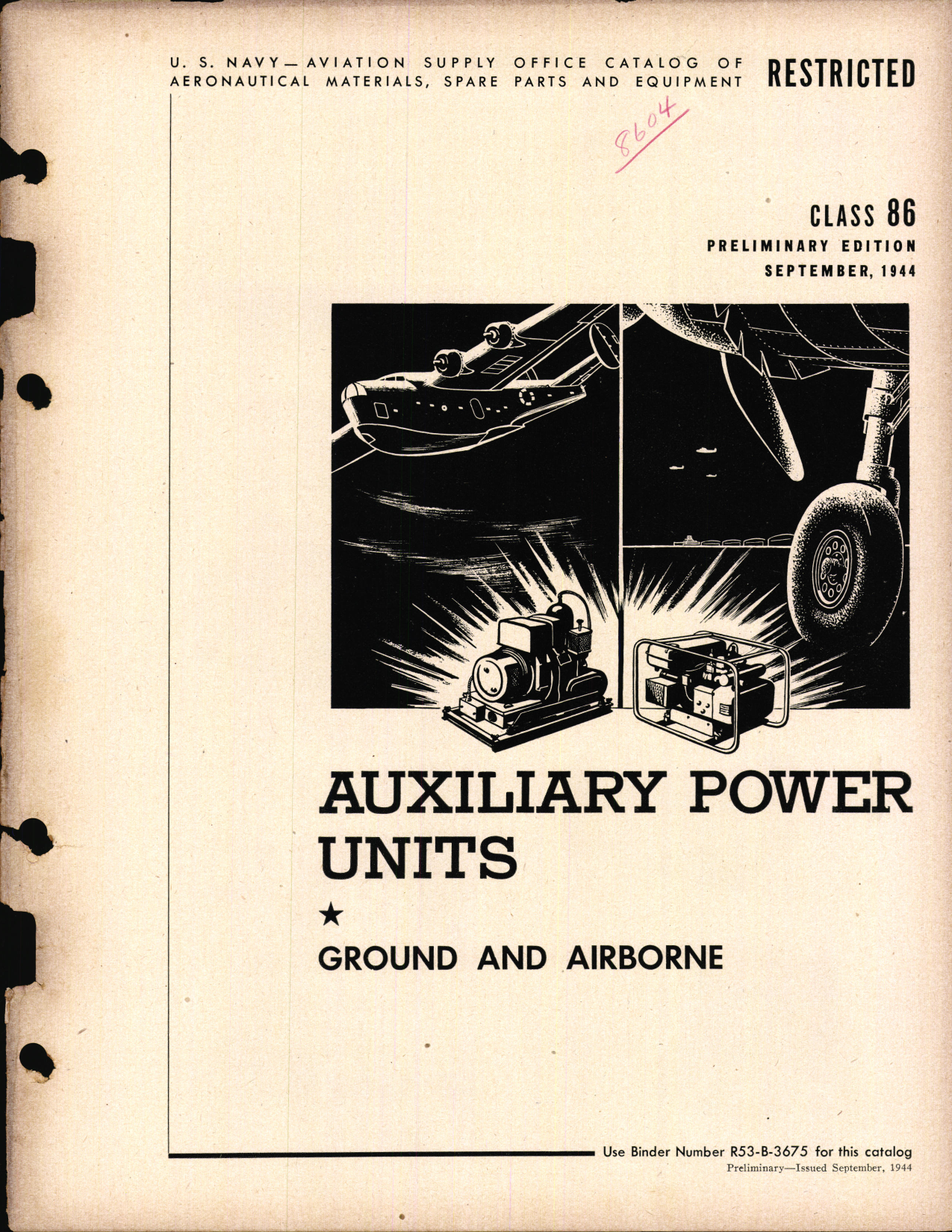 Sample page 1 from AirCorps Library document: Auxiliary Power Units for Ground and Airborne