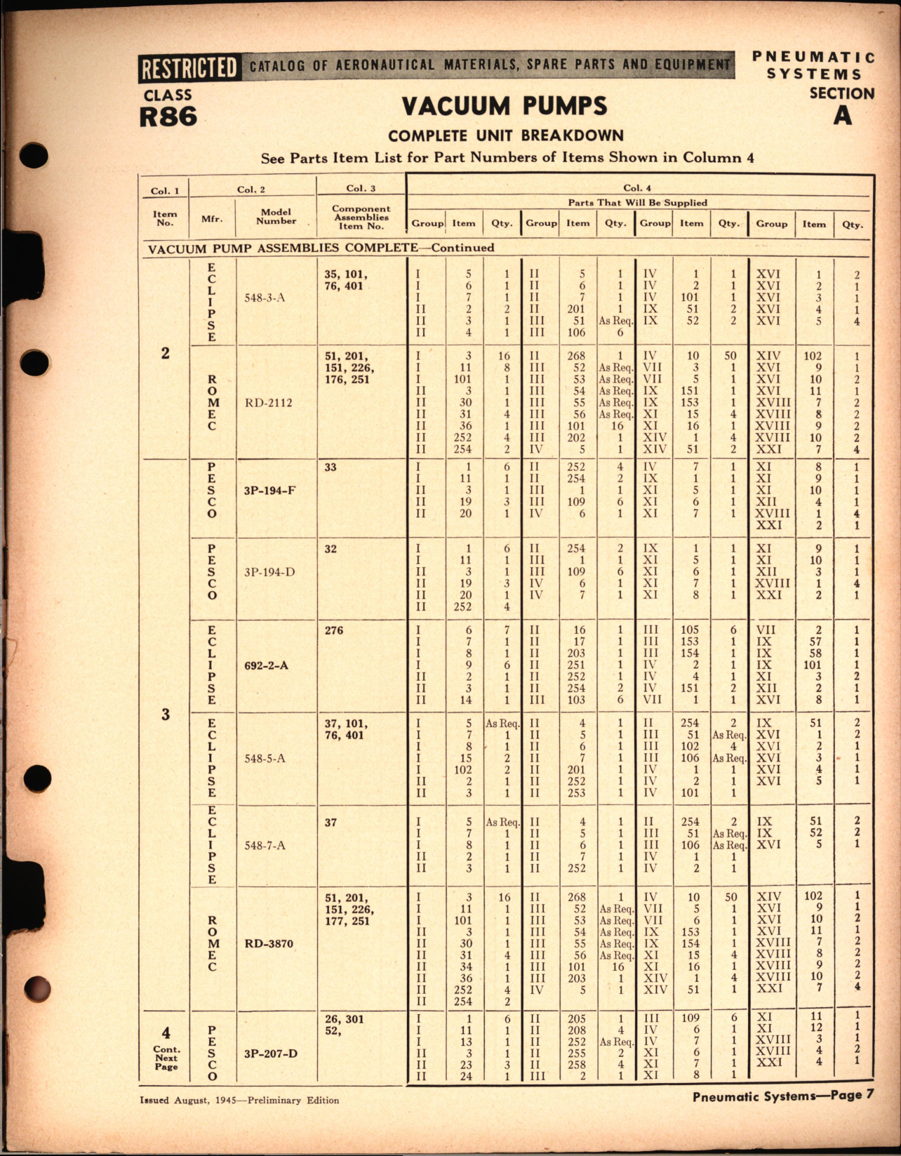 Sample page 7 from AirCorps Library document: Pneumatic Systems 