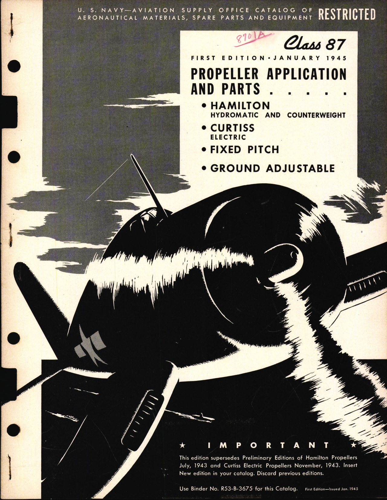 Sample page 1 from AirCorps Library document: Propeller Application and Parts 