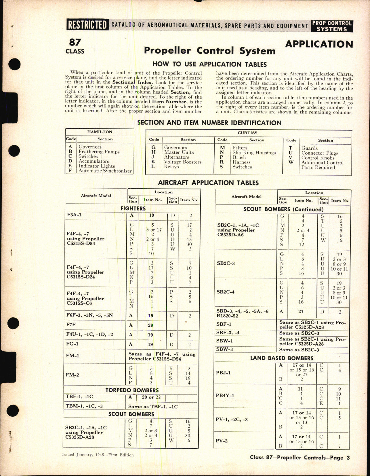 Sample page 3 from AirCorps Library document: Curtiss and Hamilton Propeller Controls