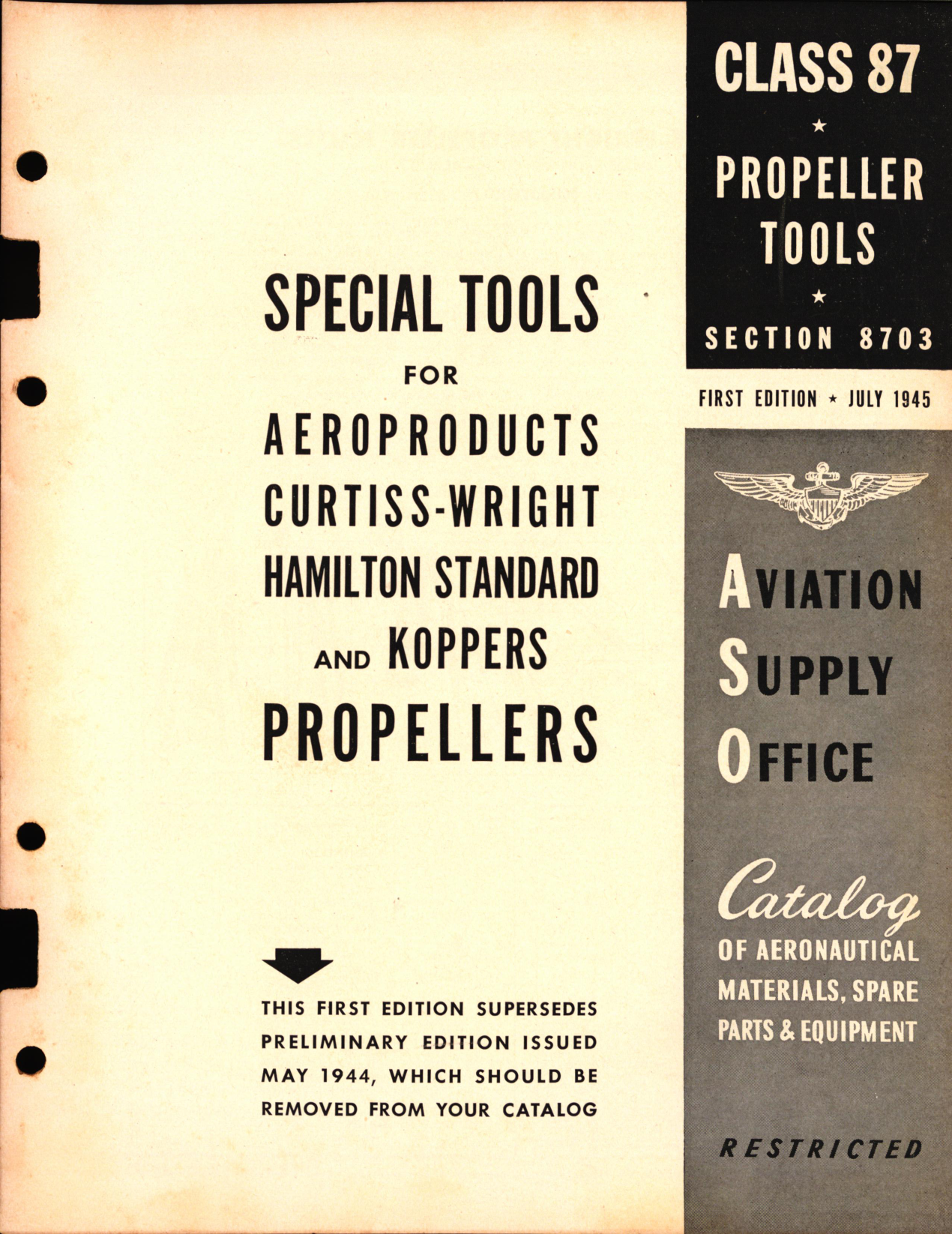 Sample page 1 from AirCorps Library document: Propeller Tools