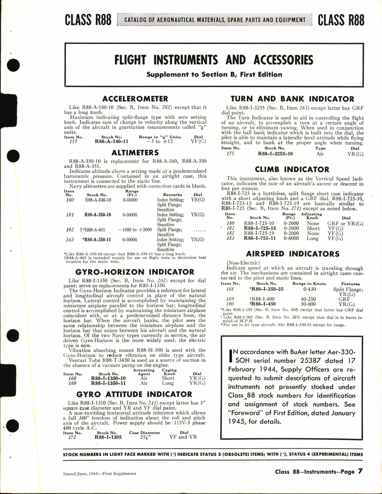Sample page 7 from AirCorps Library document: Aeronautical Instruments 
