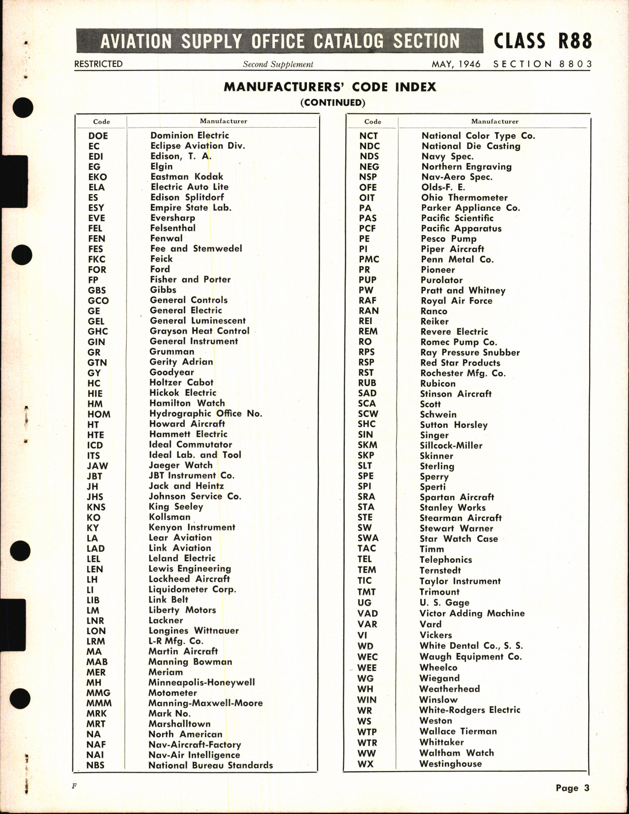 Sample page 3 from AirCorps Library document: Aeronautical Instruments Supplement-2