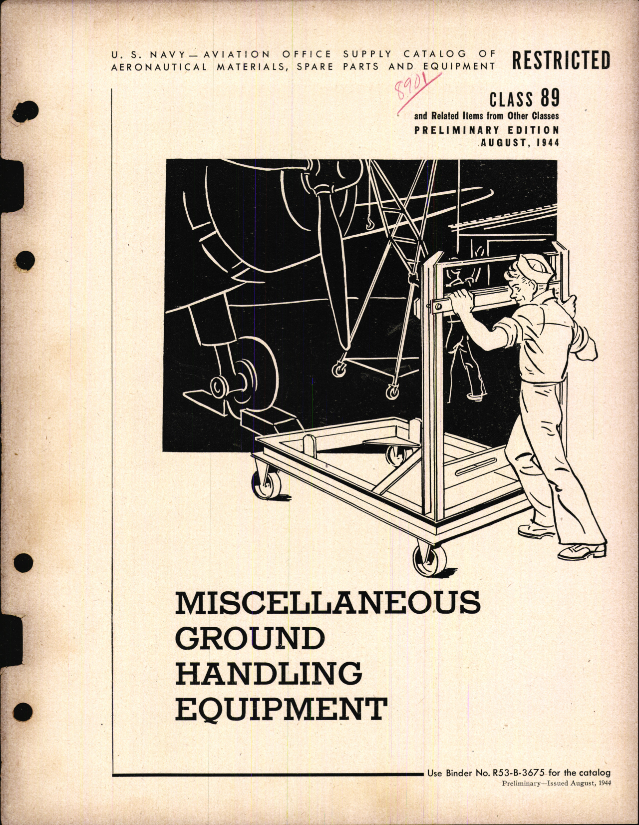 Sample page 1 from AirCorps Library document: Miscellaneous ground Handling Equipment