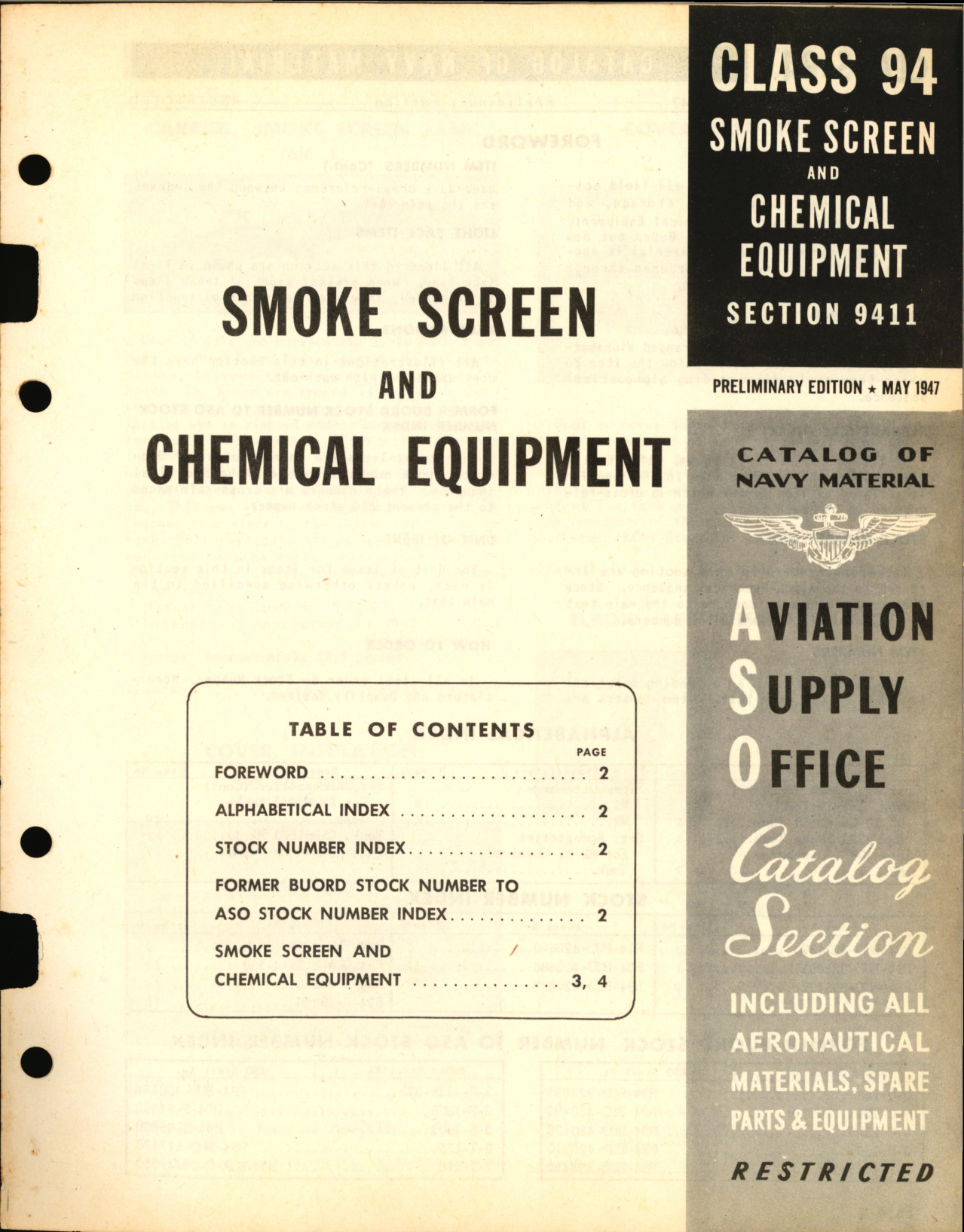 Sample page 1 from AirCorps Library document: Smoke Screen and Chemical Equipment