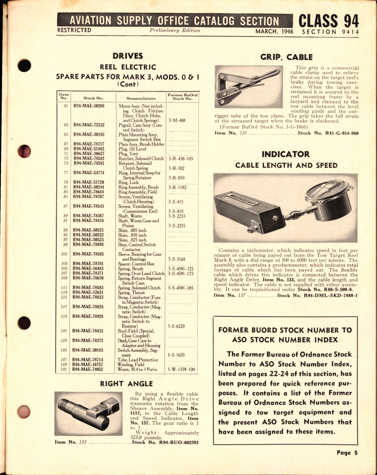 Sample page 5 from AirCorps Library document: Tow Target Equipment