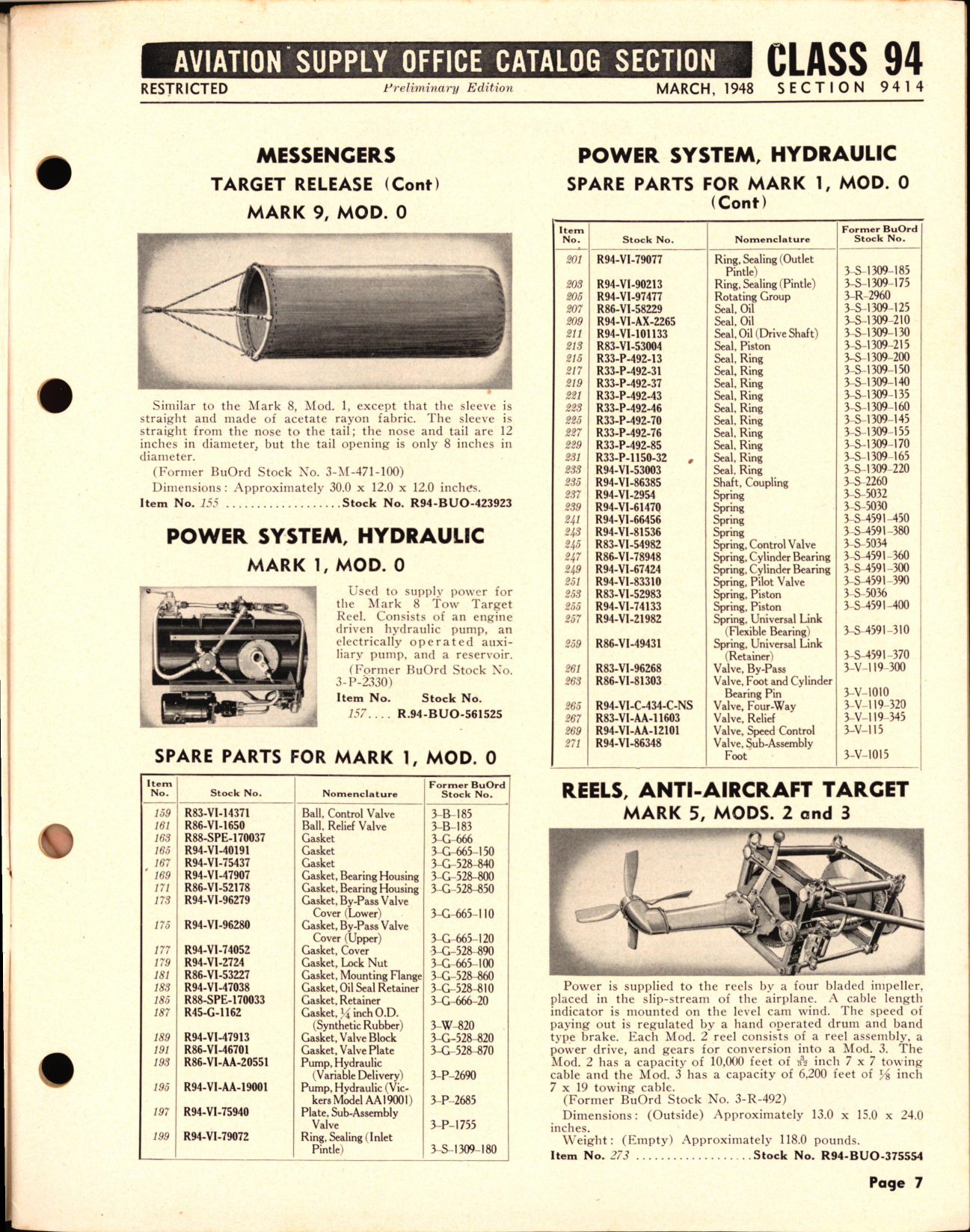 Sample page 7 from AirCorps Library document: Tow Target Equipment