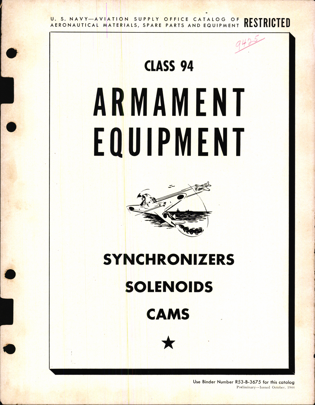 Sample page 1 from AirCorps Library document: Armament Equipment