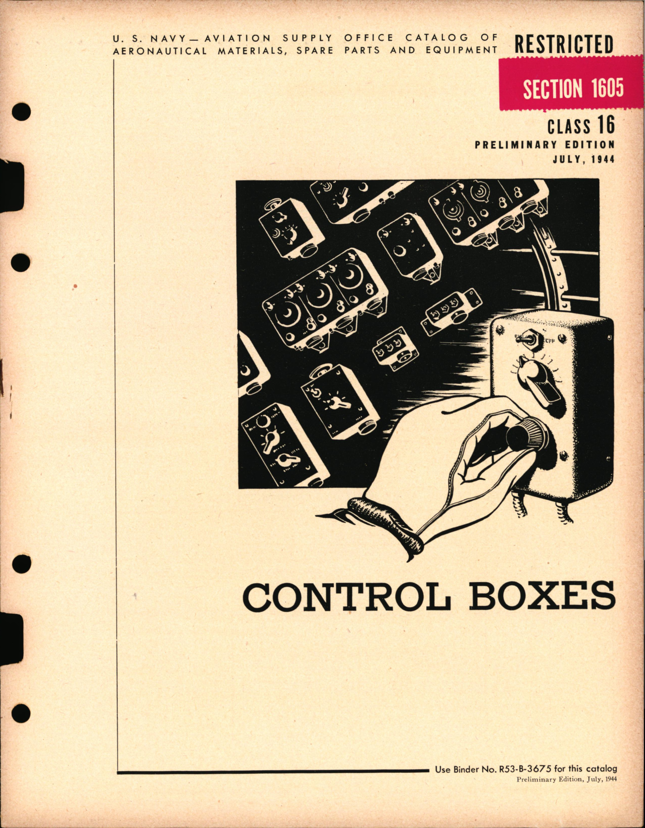 Sample page 1 from AirCorps Library document: Control Boxes