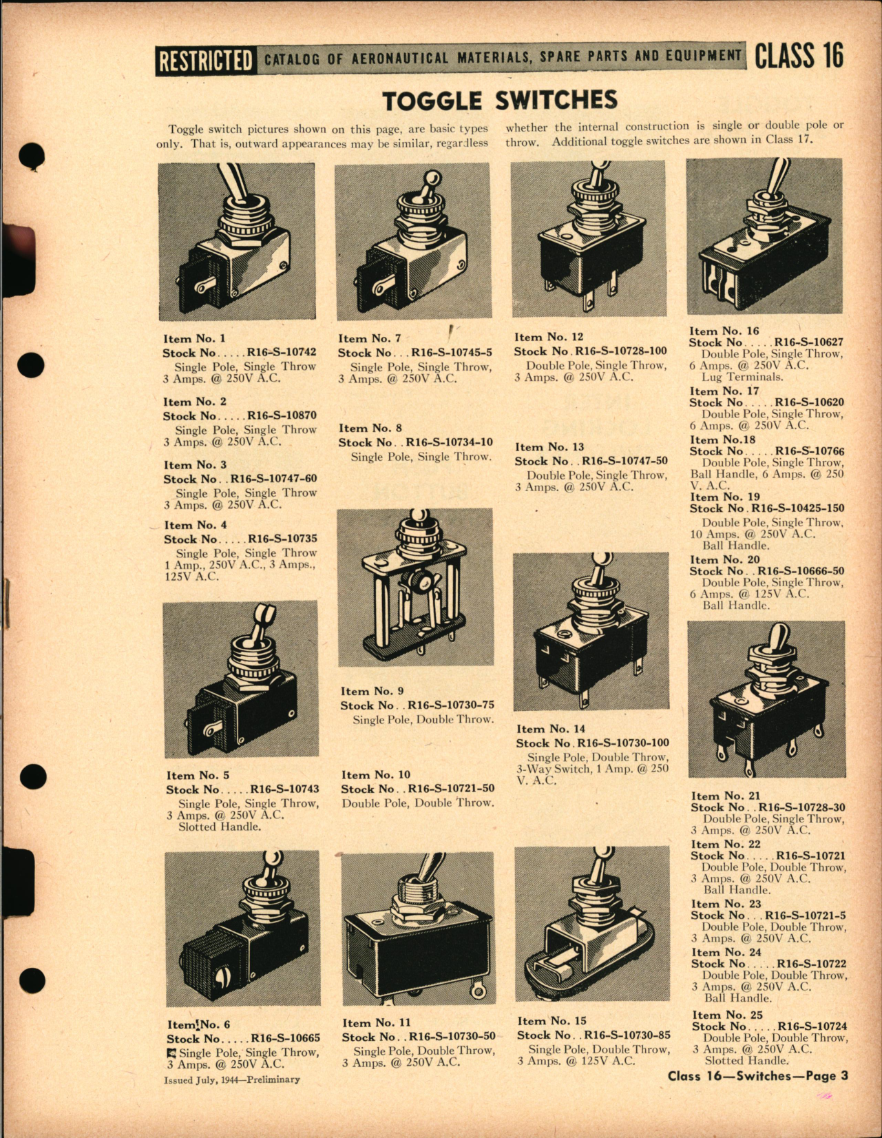 Sample page 3 from AirCorps Library document: Radio Switches