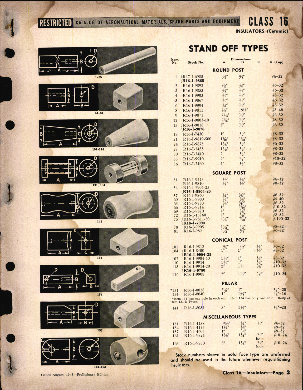 Sample page 3 from AirCorps Library document: Ceramic Insulators