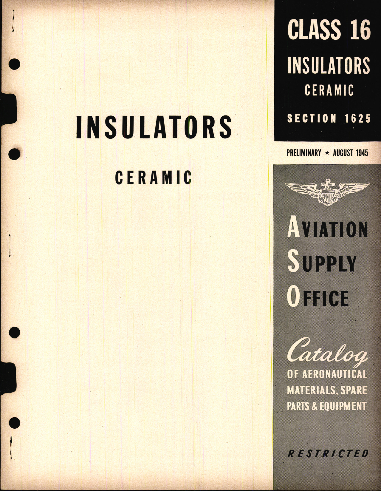 Sample page 1 from AirCorps Library document: Ceramic Insulators