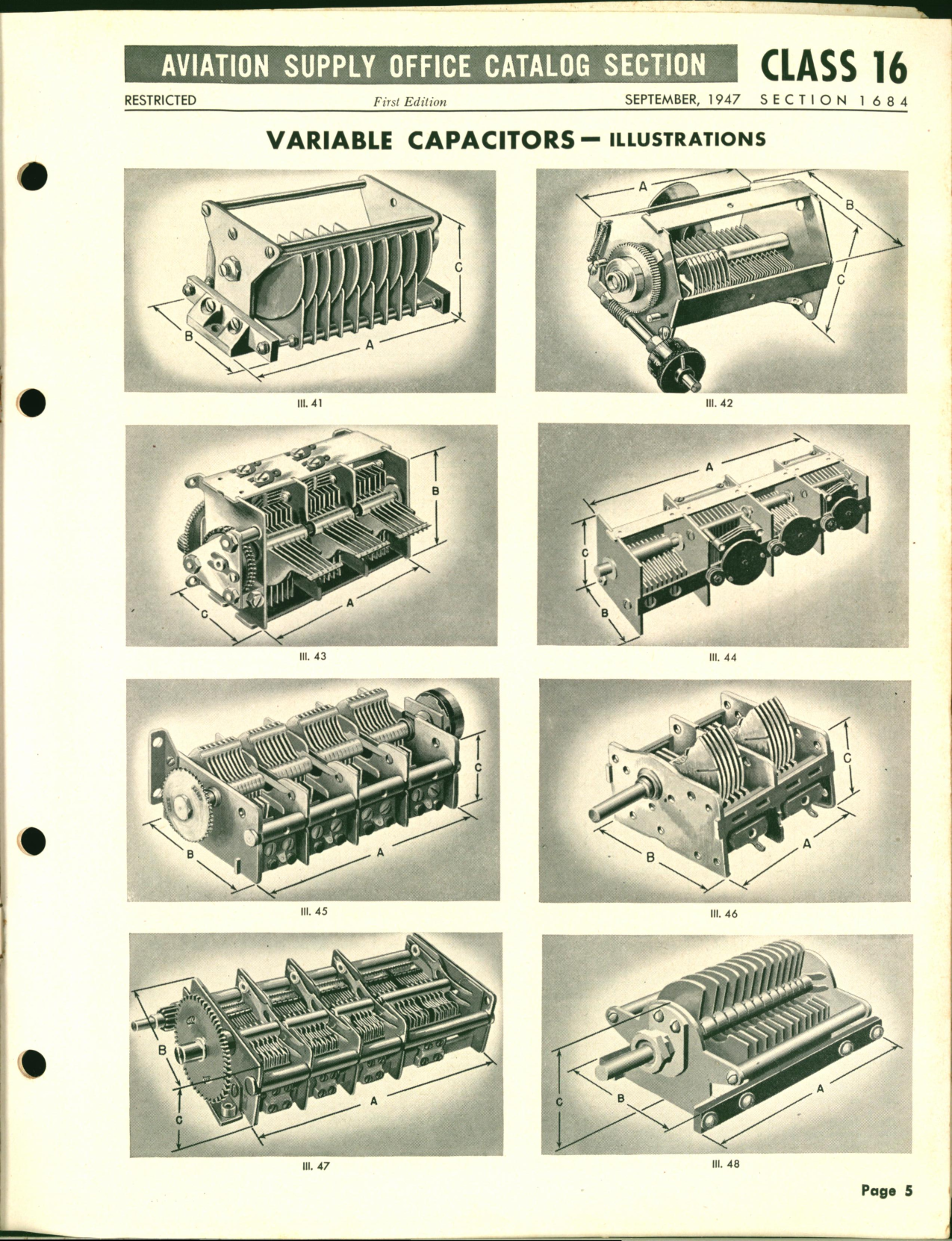 Sample page 5 from AirCorps Library document: Variable Capacitors