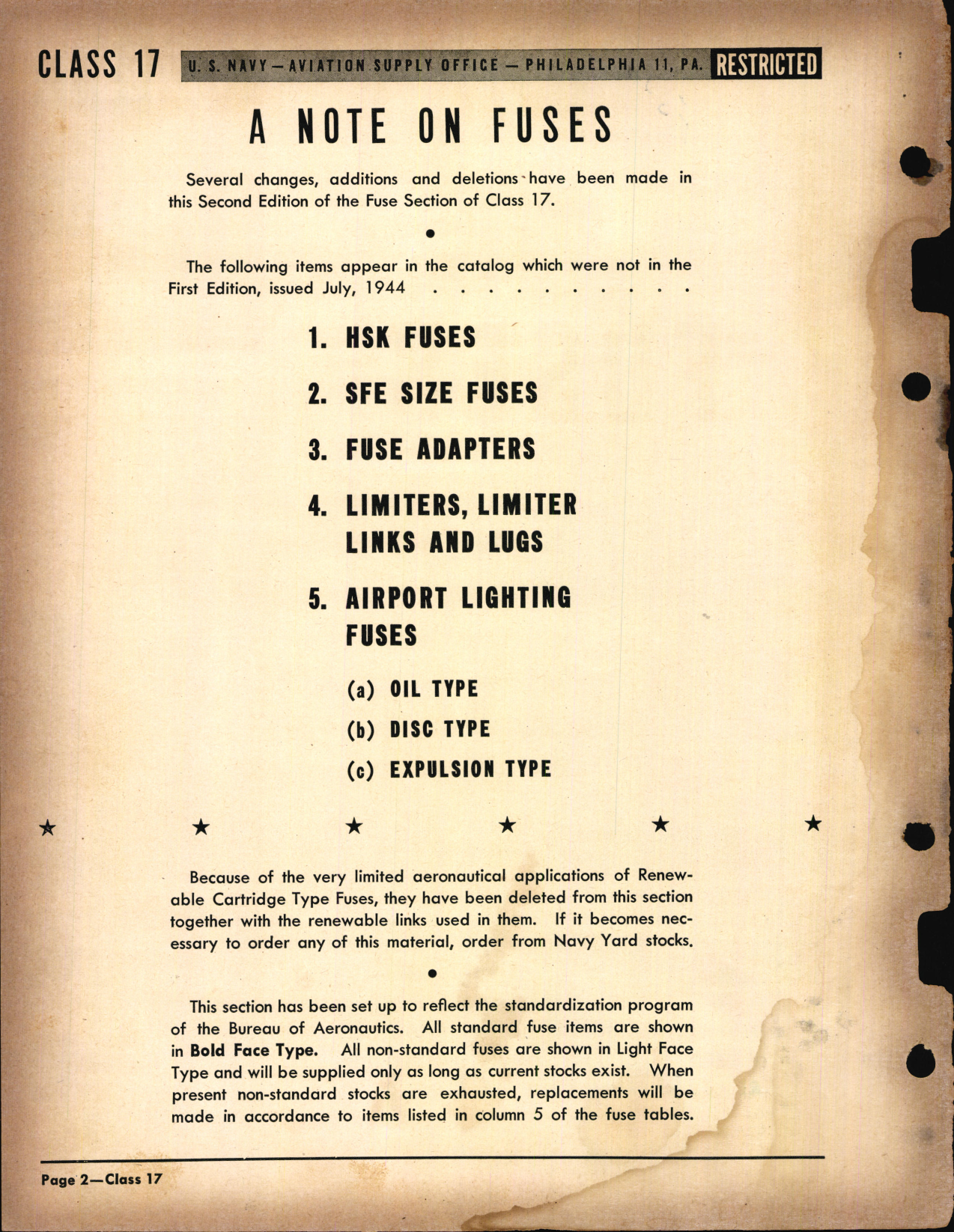Sample page 2 from AirCorps Library document: Circuit Breakers