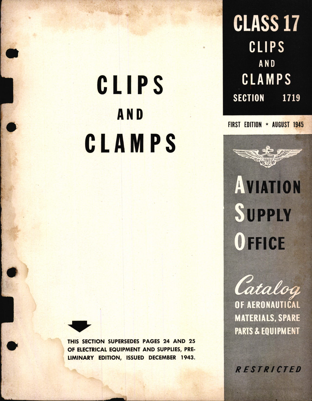Sample page 1 from AirCorps Library document: Clips and Clamps