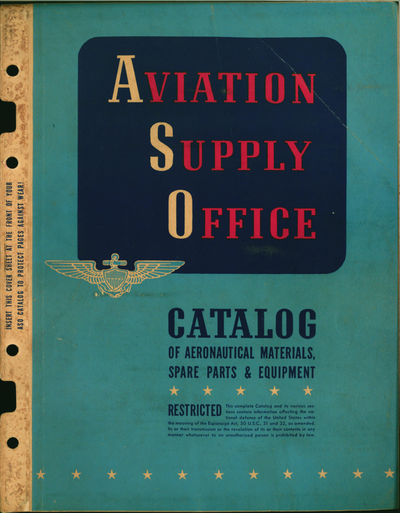 Sample page 1 from AirCorps Library document: Classification Index of Naval Aeronautical Materials
