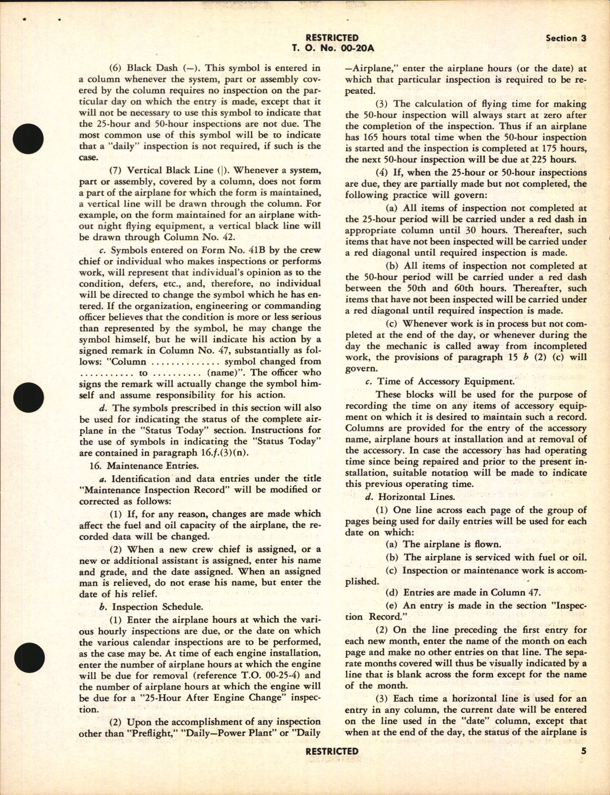 Sample page 7 from AirCorps Library document: The Army Air Forces Visual Inspection System for Airplanes