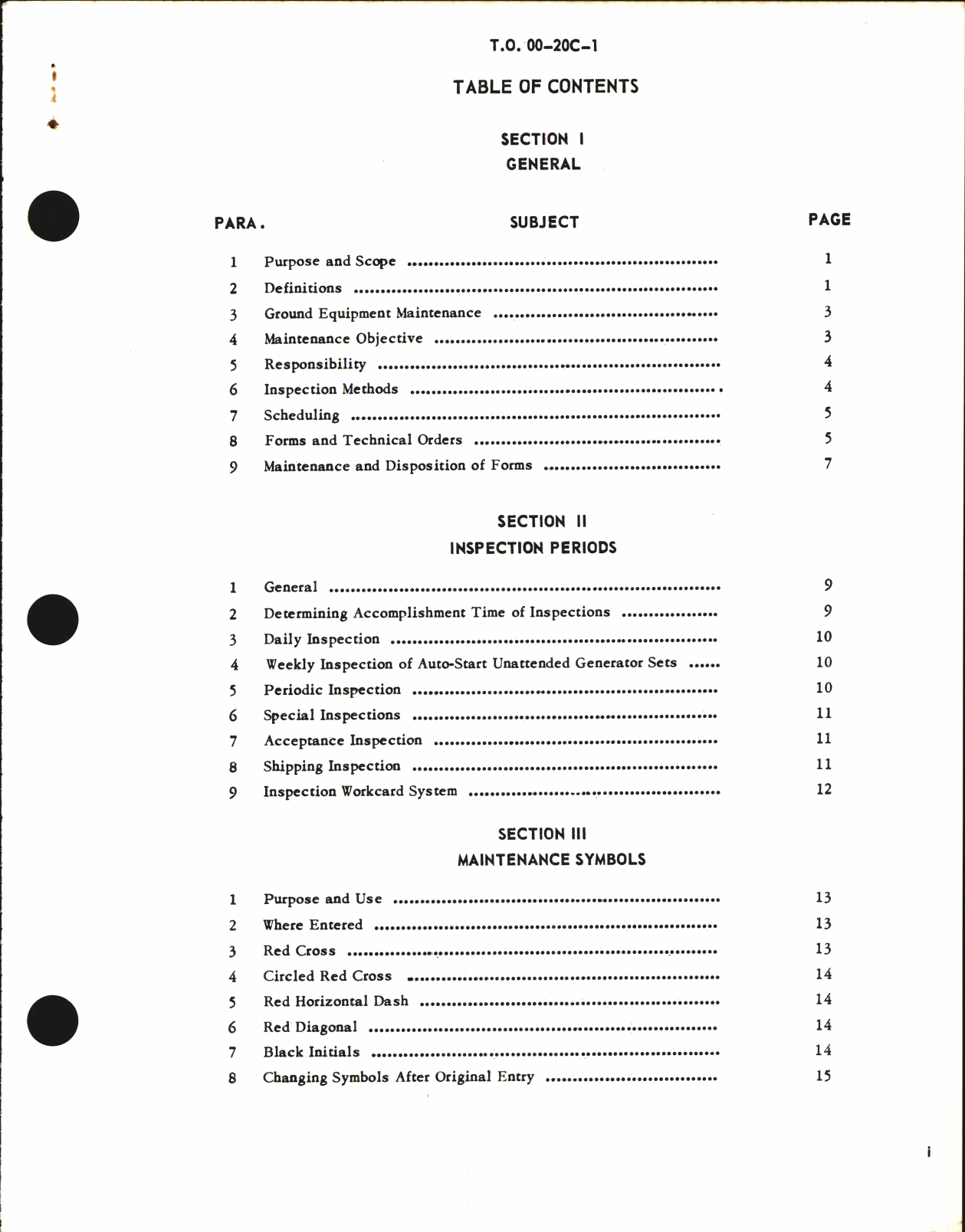 Sample page 3 from AirCorps Library document: Ground Equipment Inspection System