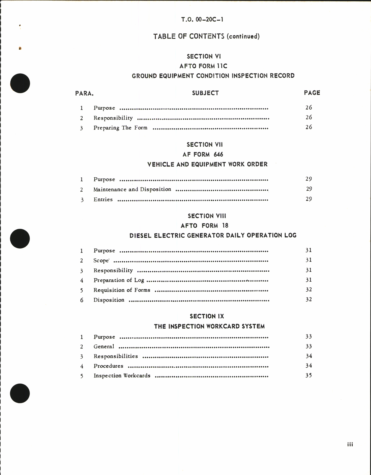 Sample page 5 from AirCorps Library document: Ground Equipment Inspection System