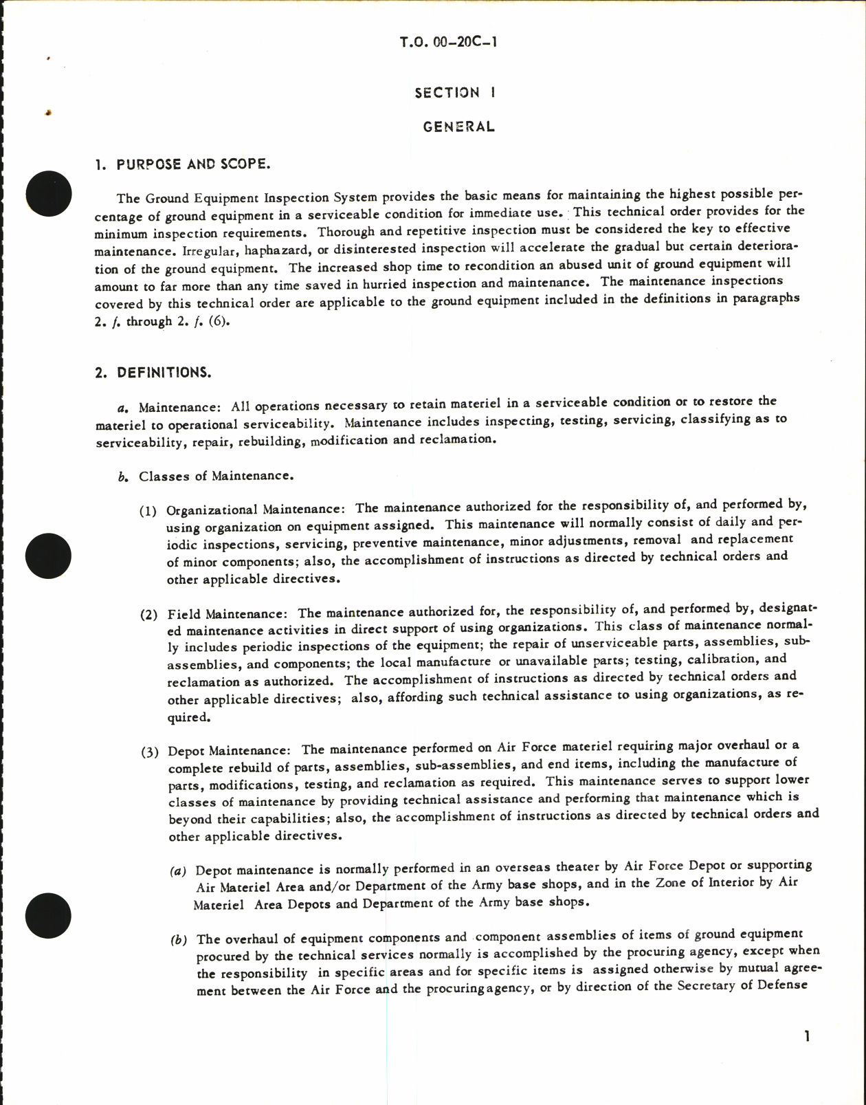 Sample page 7 from AirCorps Library document: Ground Equipment Inspection System