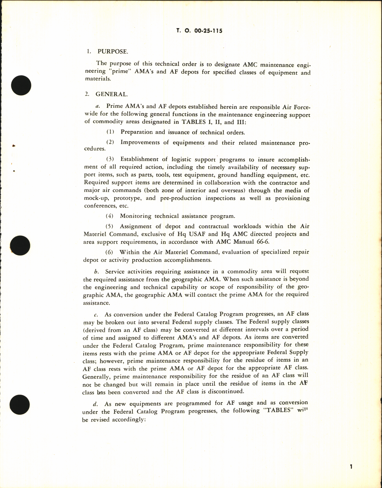 Sample page 3 from AirCorps Library document: Designation of AMC Maintenance Engineering 