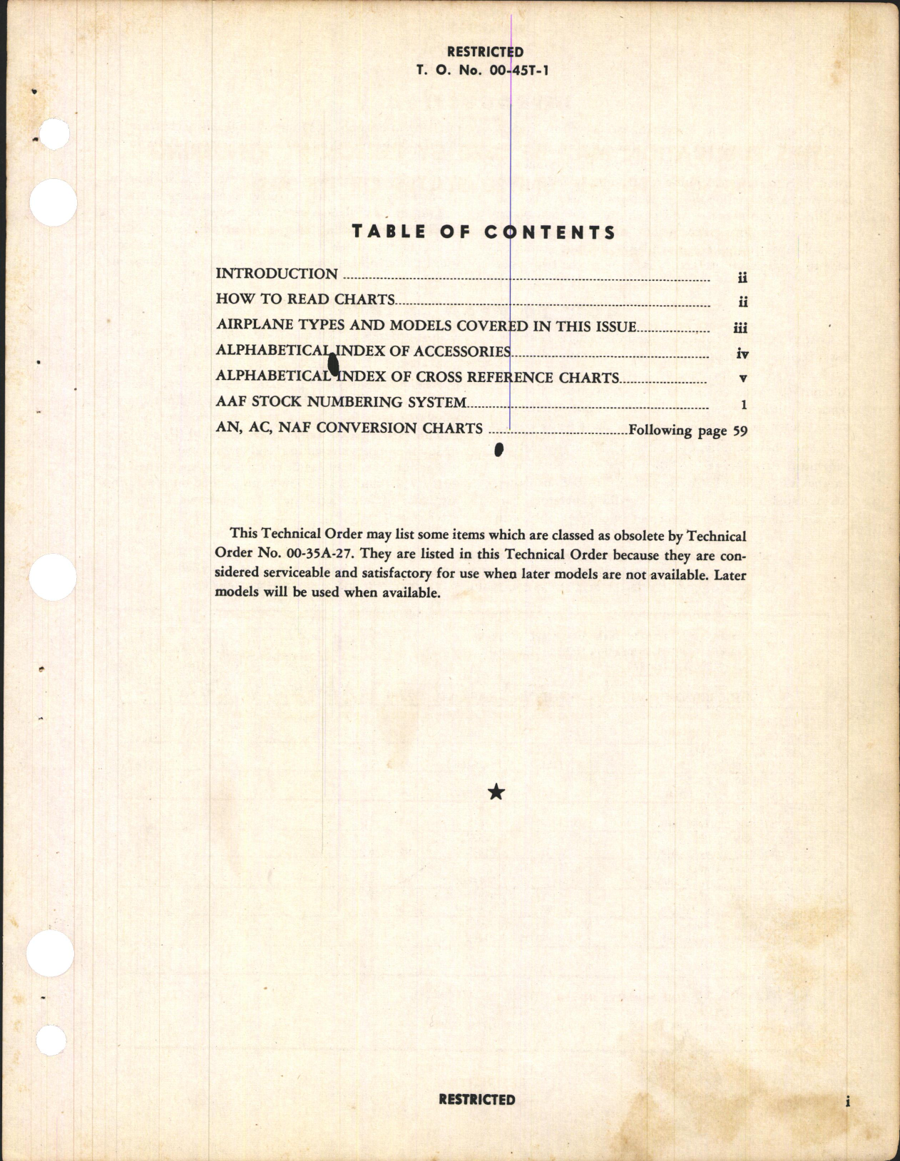 Sample page 5 from AirCorps Library document: Trainer Airplanes Interchangeability and Cross Reference Charts for Airplanes, engines, Parts and Accessories