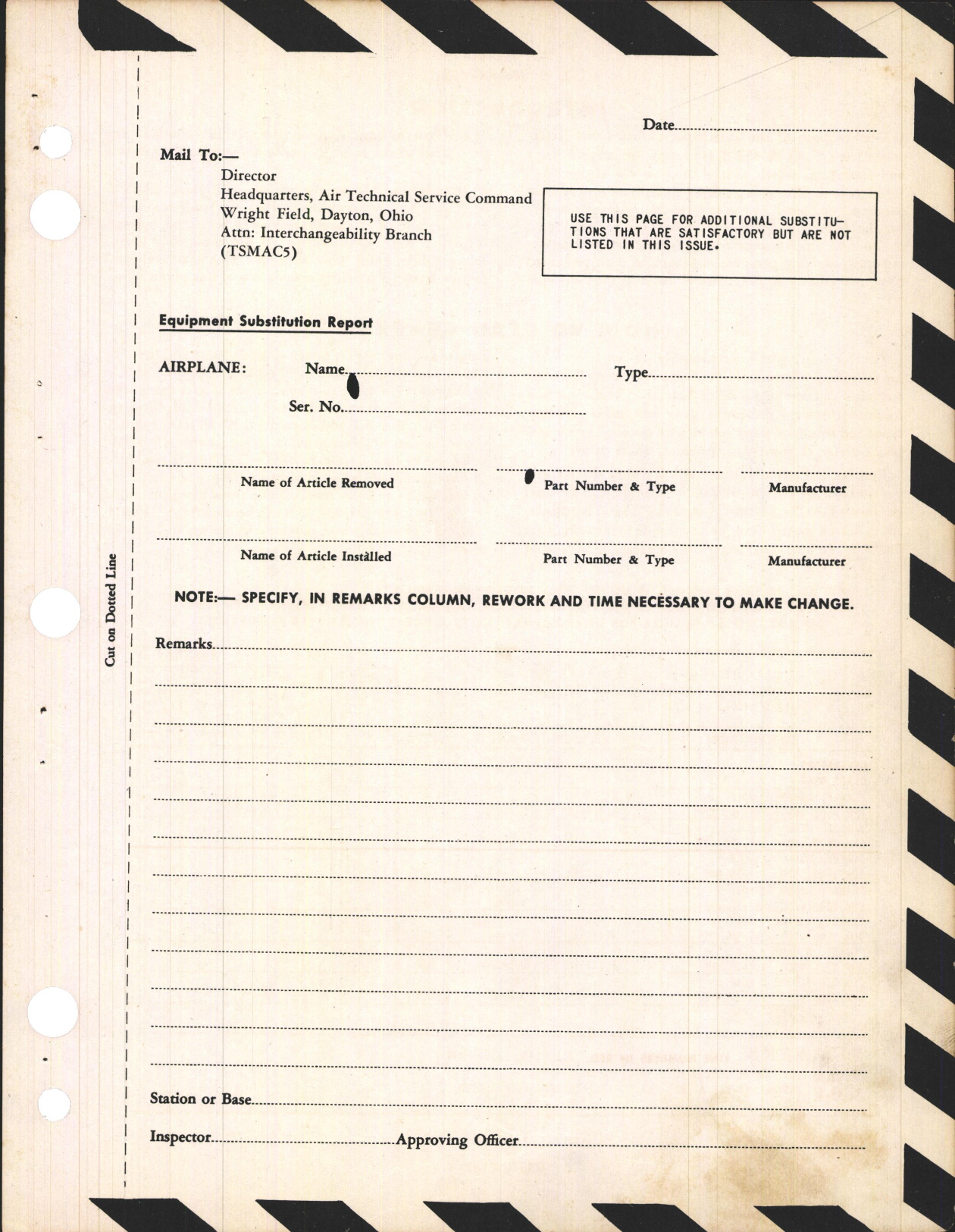 Sample page 7 from AirCorps Library document: Trainer Airplanes Interchangeability and Cross Reference Charts for Airplanes, engines, Parts and Accessories