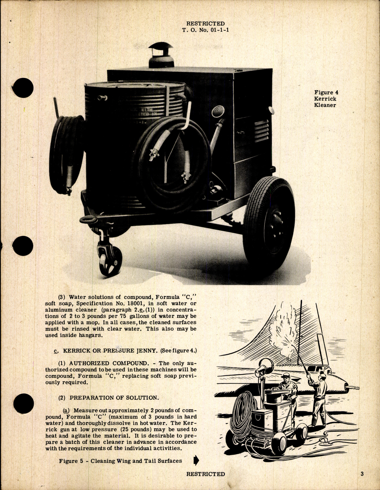 Sample page 3 from AirCorps Library document: Airplanes and Maintenance Parts for Cleaning of Aeronautical Equipment