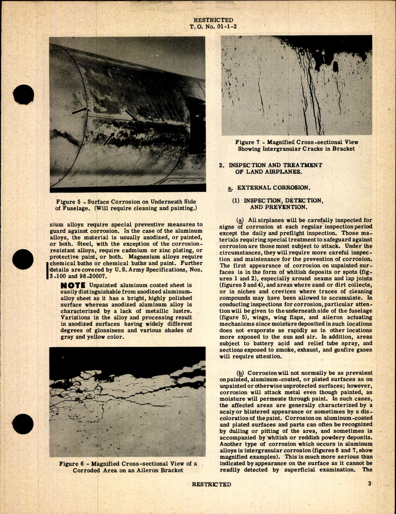 Sample page 3 from AirCorps Library document: Aircraft and Maintenance Parts; Corrosion treatment for Airplanes