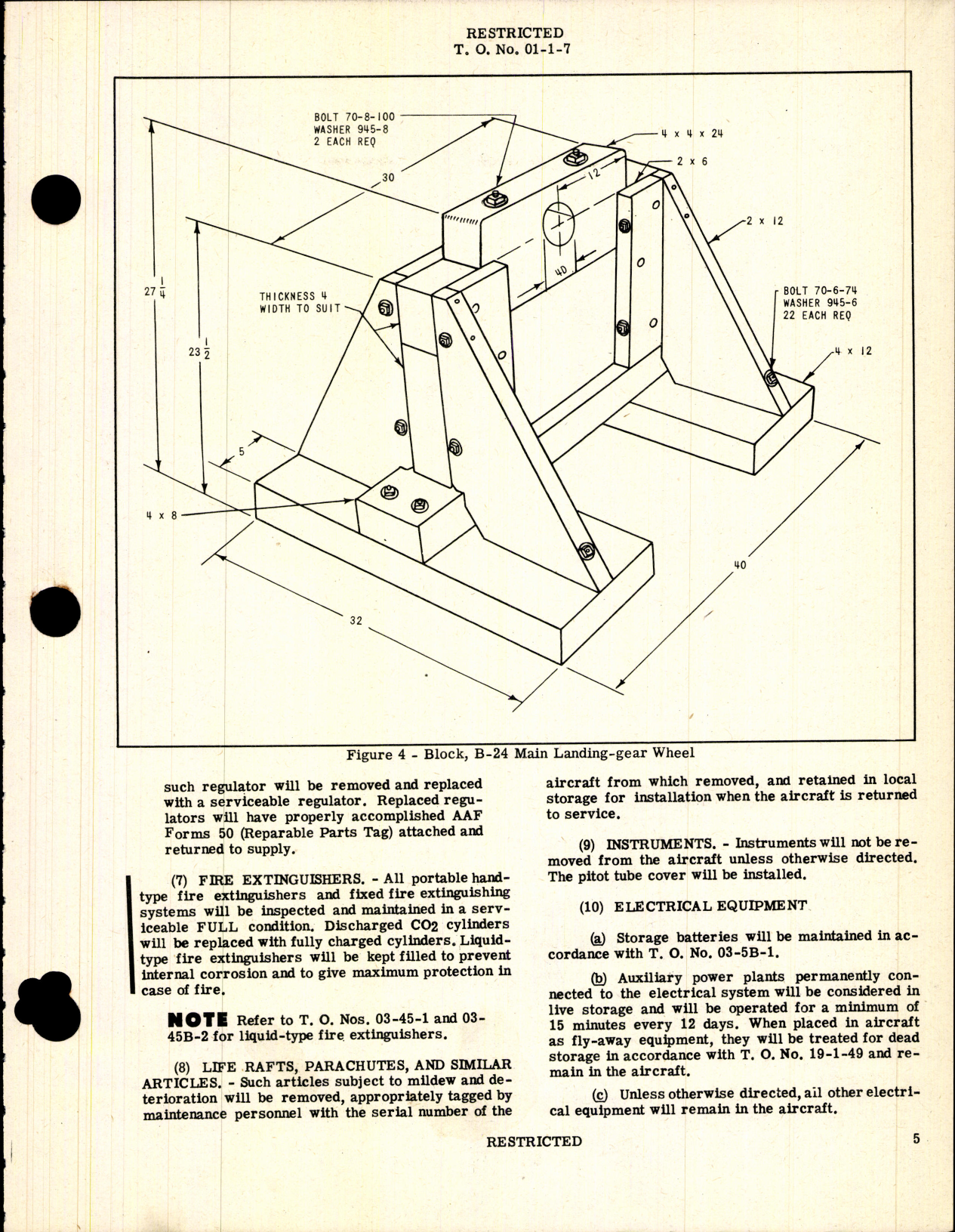 Sample page 5 from AirCorps Library document: Aircraft and Maintenance Parts for Storage of Aircraft