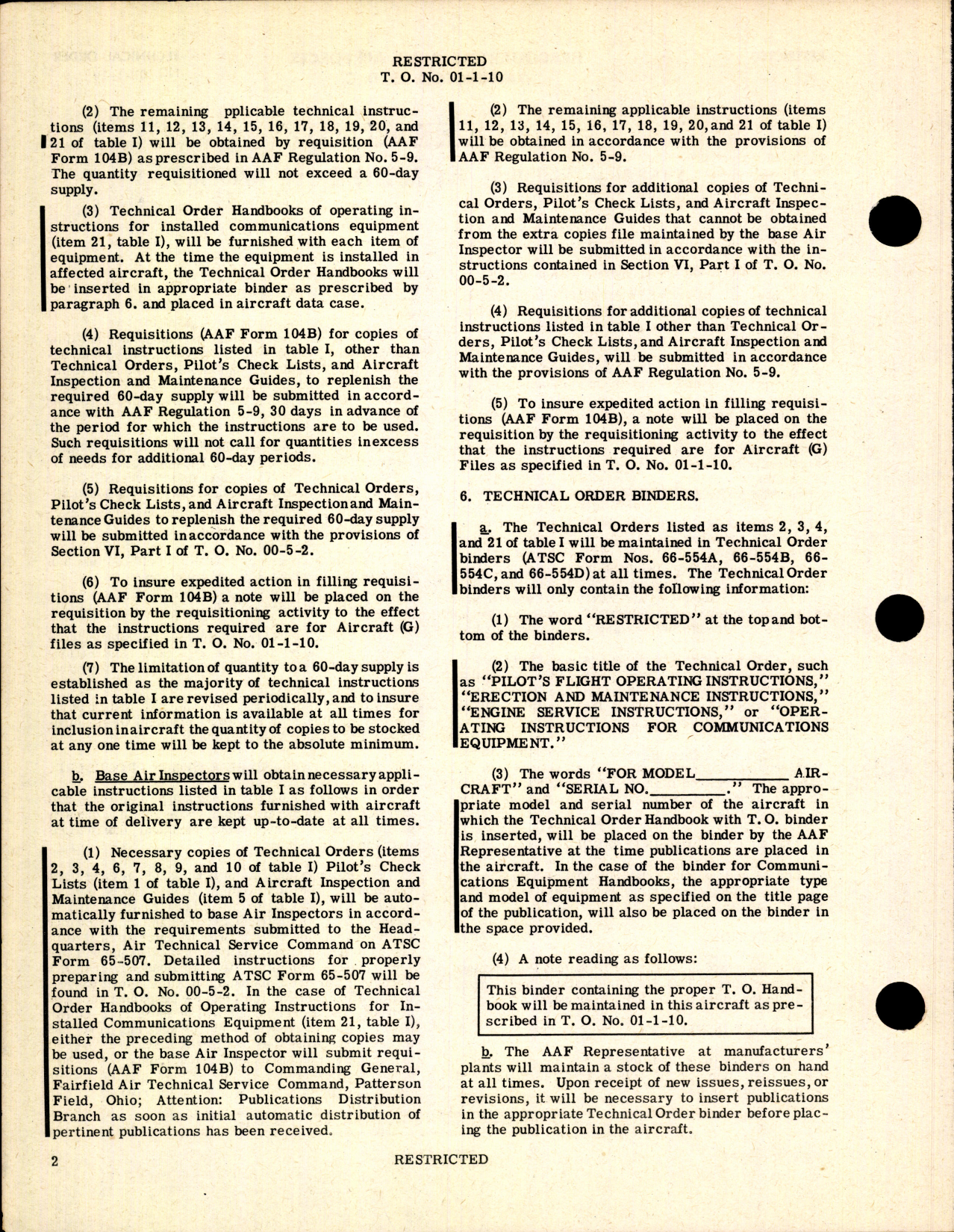 Sample page  2 from AirCorps Library document: Aircraft and Maintenance Parts for Technical Aircraft Instructions