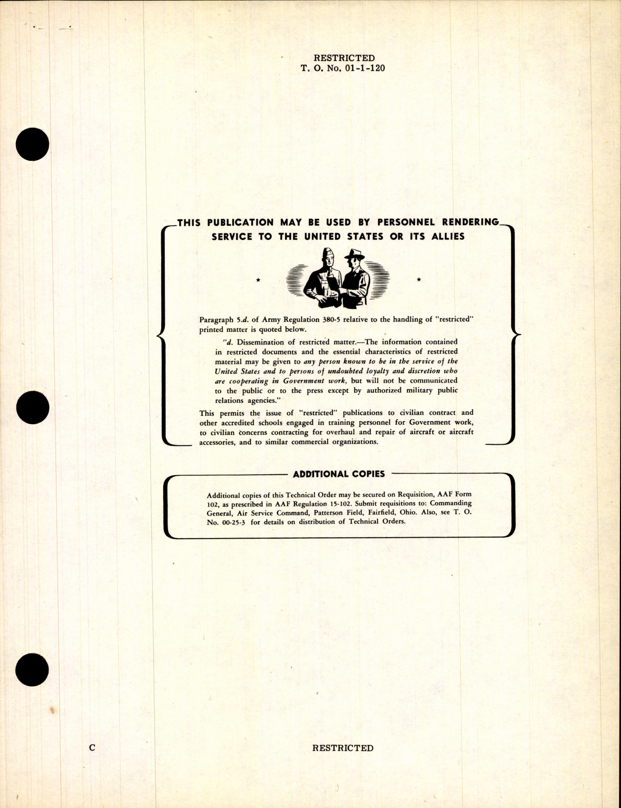 Sample page 3 from AirCorps Library document: Handling and Releasing Homing Pigeons from Aircraft in Flight
